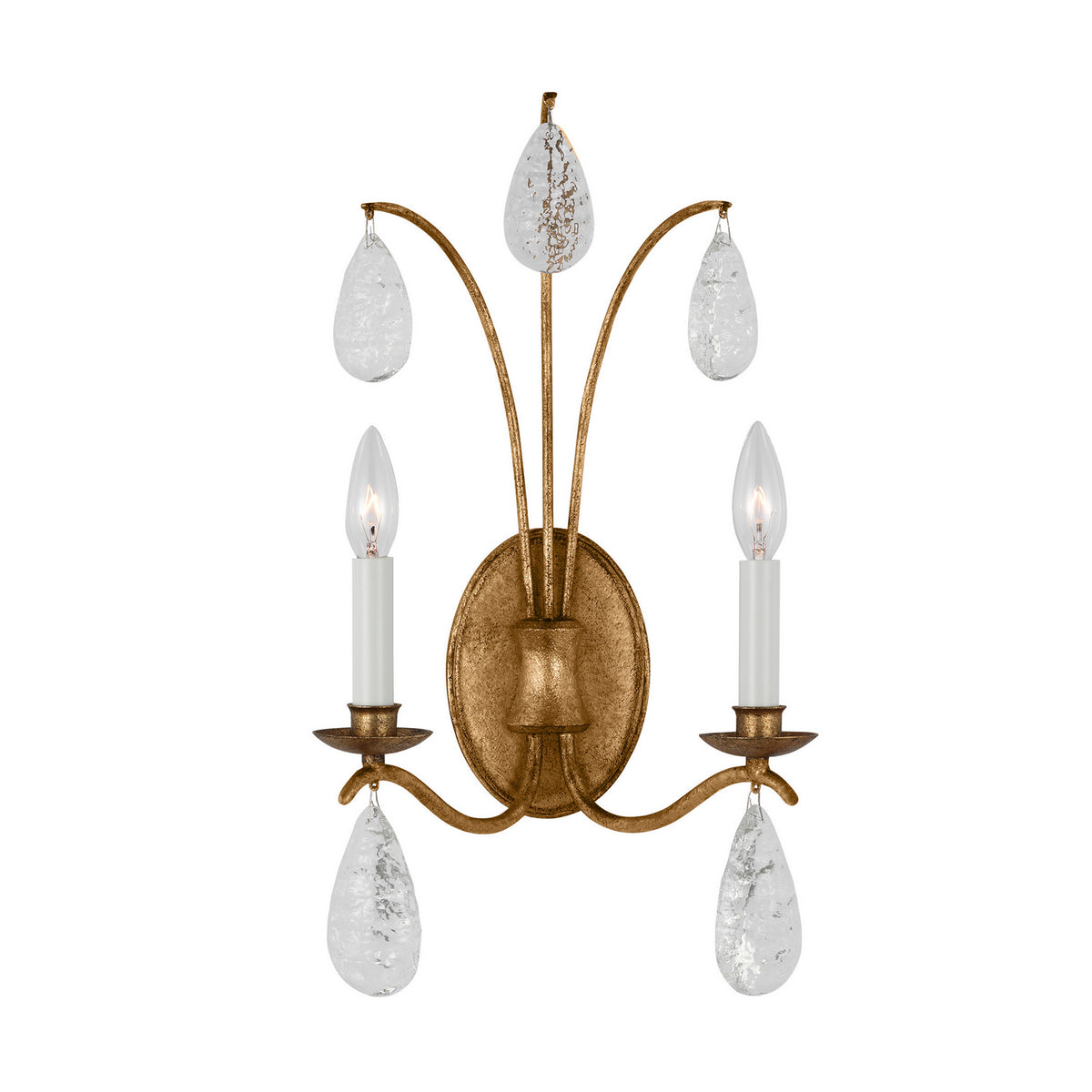 Visual Comfort Studio Canada - CW1292ADB - Two Light Wall Sconce - Shannon - Antique Gild