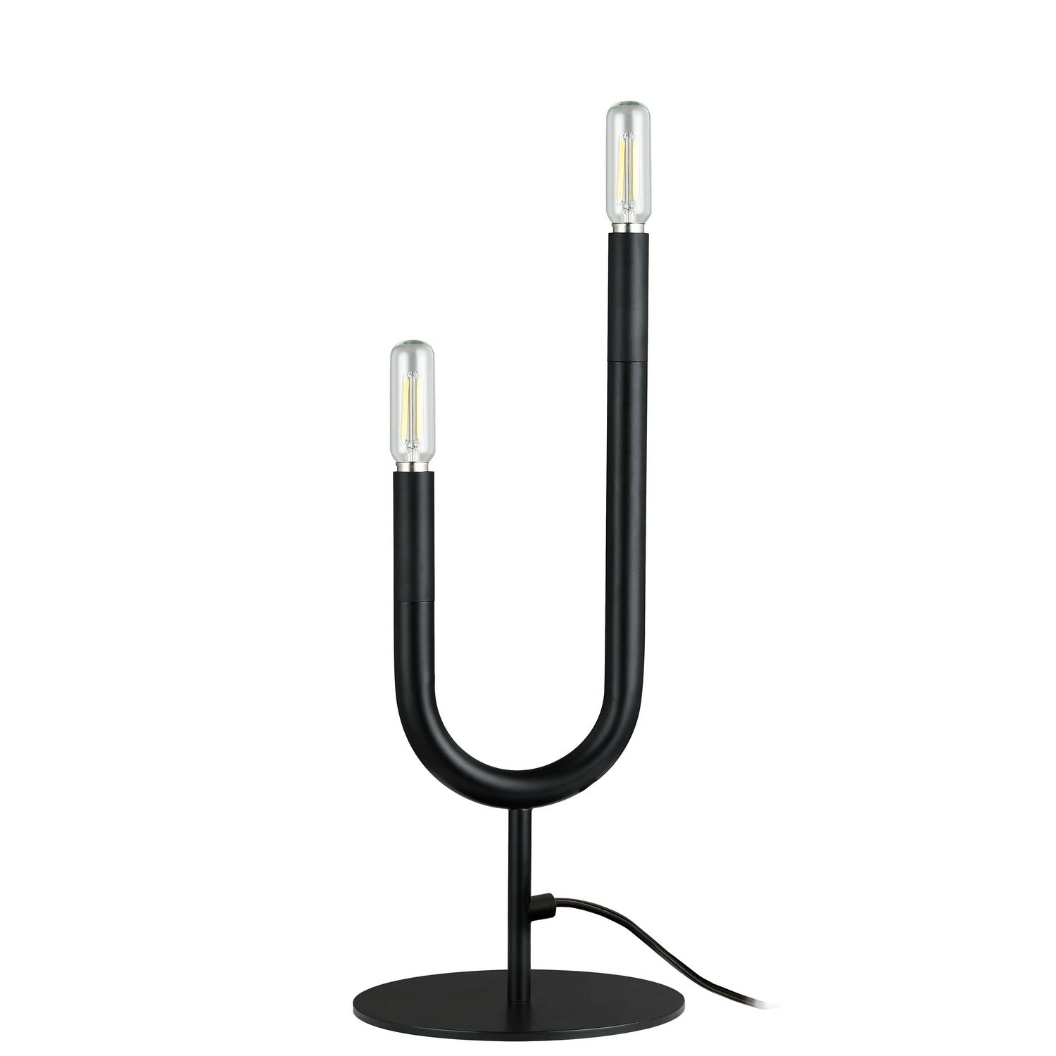 Dainolite Canada - WAN-172T-MB - Two Light Table Lamp - Wand - Matte Black
