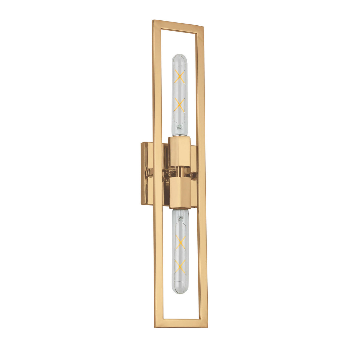 Dainolite Canada - WTS-222W-AGB - Two Light Wall Sconce - Wisteria - Aged Brass