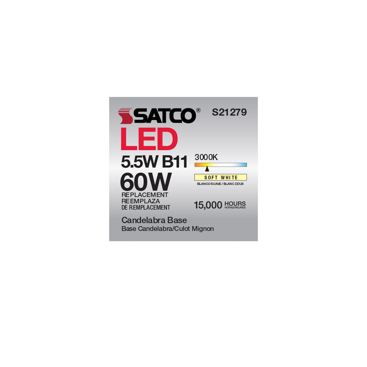 Satco Canada - S21279 - Light Bulb - Frost