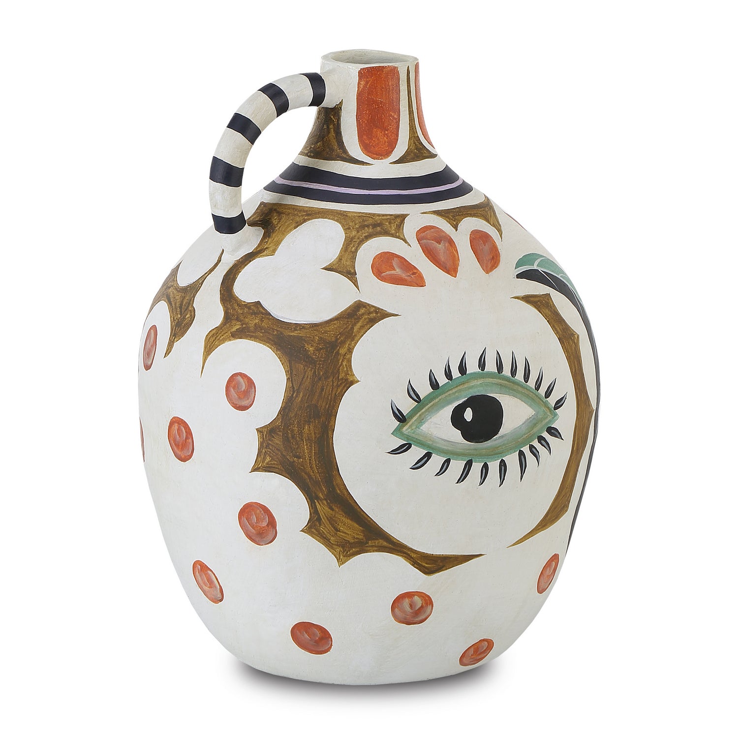 Currey and Company - 1200-0615 - Vase - Hamsa - Multicolor