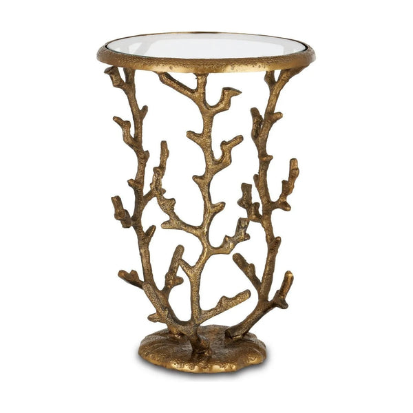 Table d'appoint corail