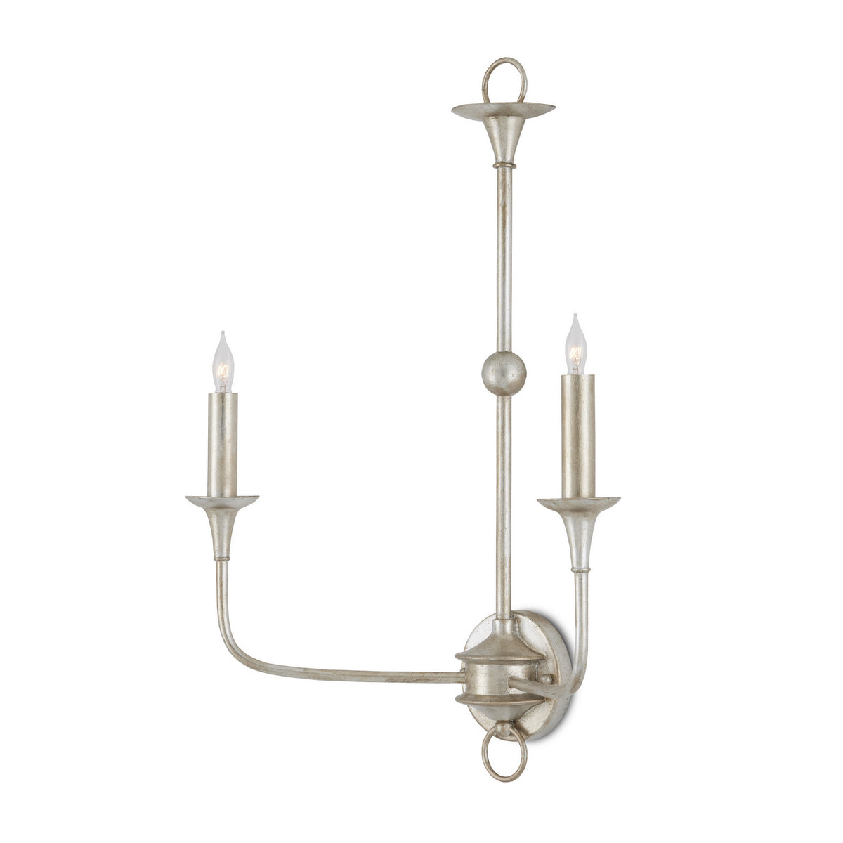 Currey and Company - 5000-0218 - Two Light Wall Sconce - Nottaway - Champagne