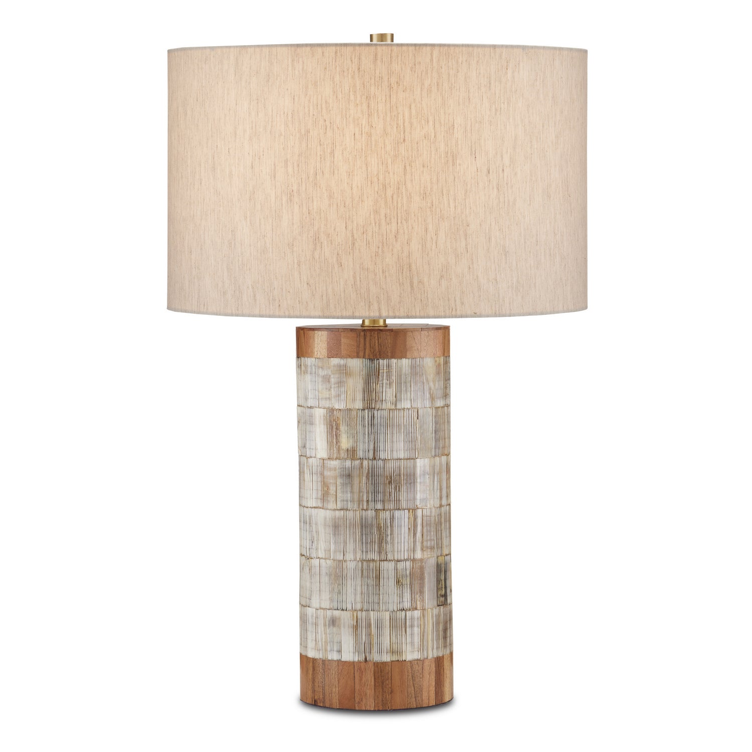 Currey and Company - 6000-0823 - One Light Table Lamp - Hyson - Natural/Brass