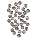 Currey and Company - 9000-1011 - 36 Lumières Suspension - Collection Palatino - Terre mouchetée