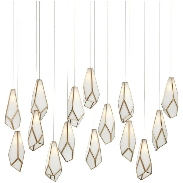Glace Rectangular Multi-Light Pendant