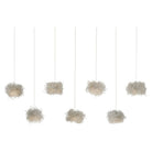 Currey and Company - 9000-1058 - Seven Light Pendant - Birds Nest - Clear