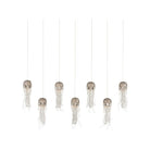 Currey and Company - 9000-1071 - Seven Light Pendant - Medusa - Nickel