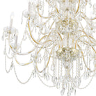 Crystorama - 1156-PB-CL-MWP - 25 Lumière Suspendu - Cristal traditionnel - Laiton poli