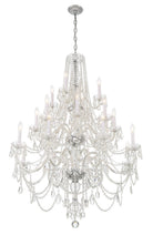 Crystorama - 1157-CH-CL-MWP - 20 Lumières Suspendu - Cristal traditionnel - Chrome poli