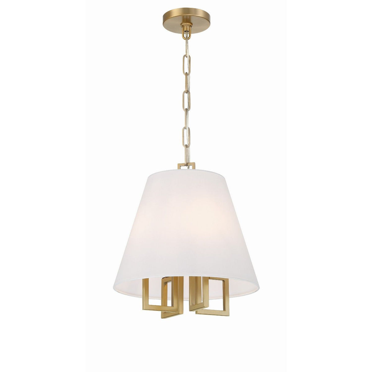 Crystorama - 2254-VG - Four Light Mini Chandelier - Westwood - Vibrant Gold