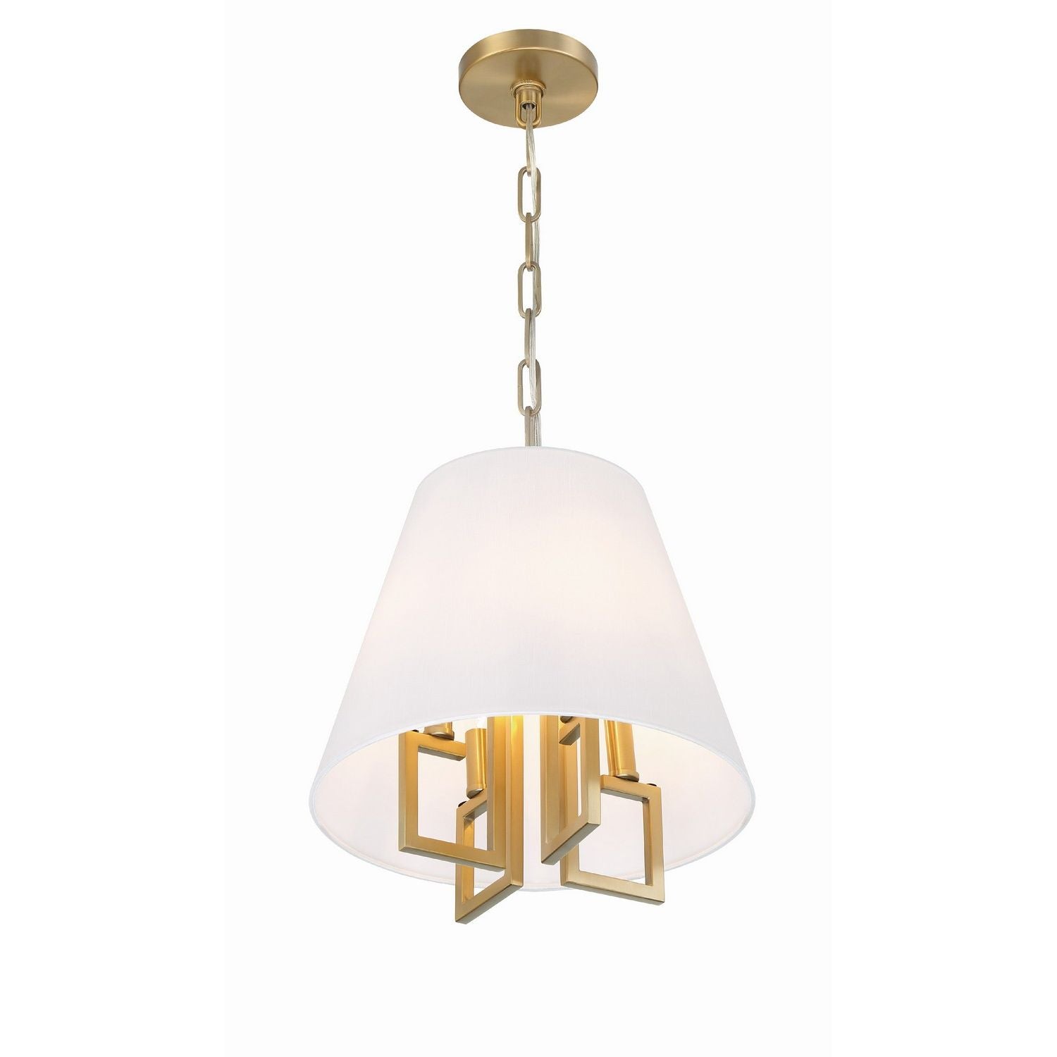 Crystorama - 2254-VG - Four Light Mini Chandelier - Westwood - Vibrant Gold