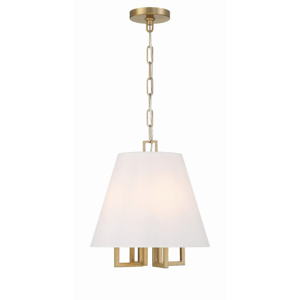 Crystorama - 2254-VG - Four Light Mini Chandelier - Westwood - Vibrant Gold