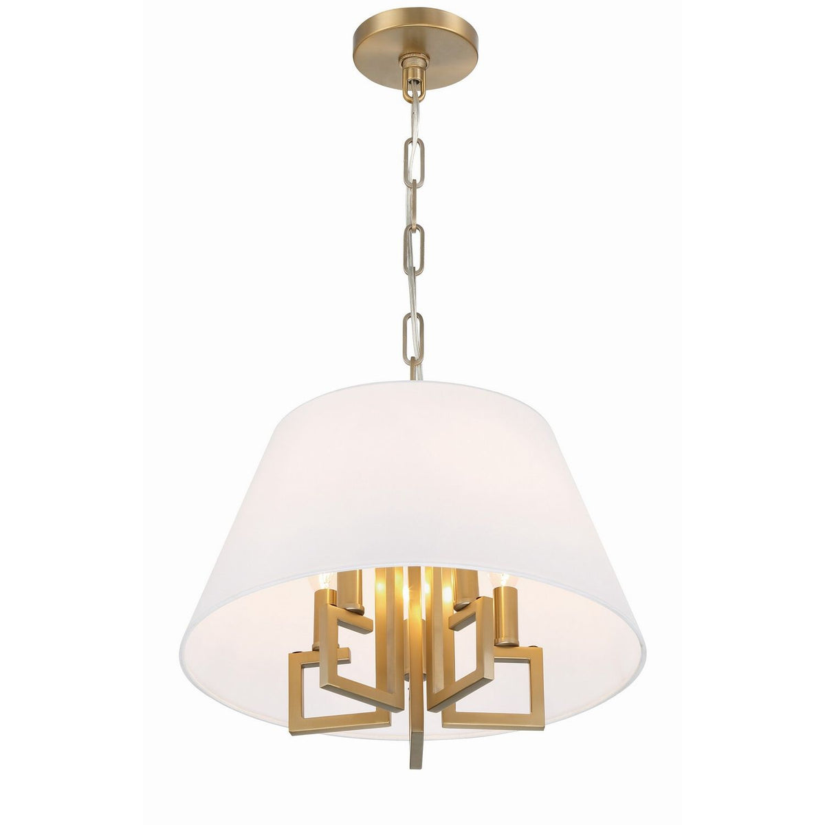 Crystorama - 2255-VG - Five Light Mini Chandelier - Westwood - Vibrant Gold