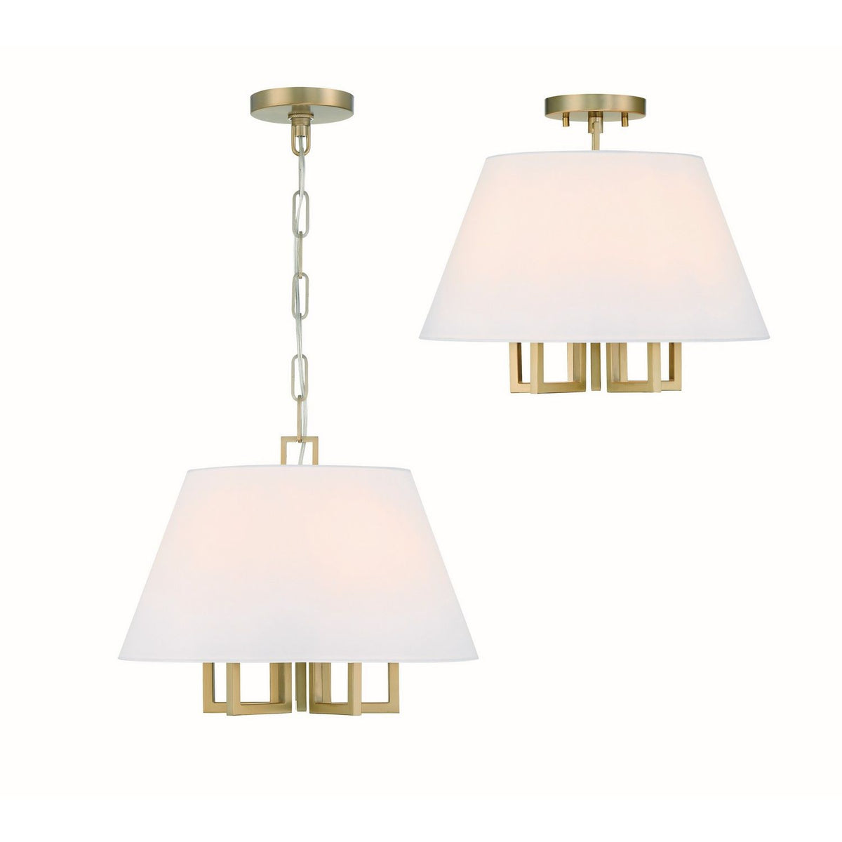 Crystorama - 2255-VG - Five Light Mini Chandelier - Westwood - Vibrant Gold