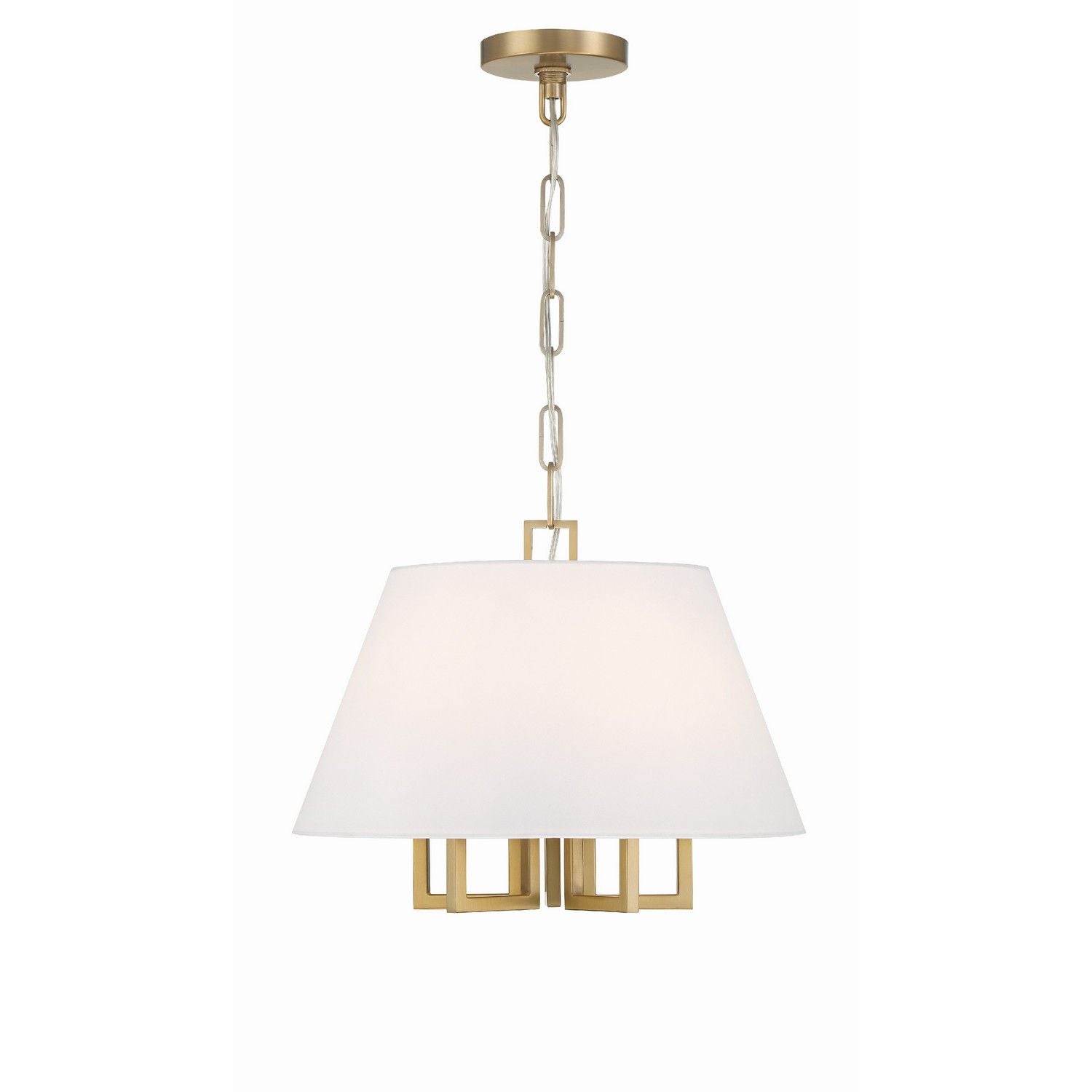 Crystorama - 2255-VG - Five Light Mini Chandelier - Westwood - Vibrant Gold