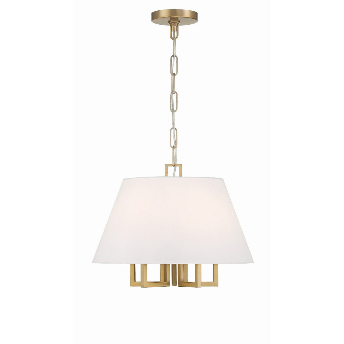 Crystorama - 2255-VG - Five Light Mini Chandelier - Westwood - Vibrant Gold