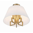 Crystorama - 2255-VG_PLAFOND - Semi-luminaire à cinq lumières Plafonnier - Westwood - Or éclatant