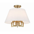 Crystorama - 2255-VG_PLAFOND - Semi-luminaire à cinq lumières Plafonnier - Westwood - Or éclatant