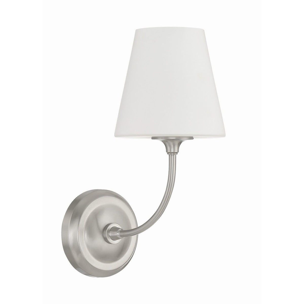 Crystorama - 2441-OP-BN - One Light Wall Sconce - Sylvan - Brushed Nickel