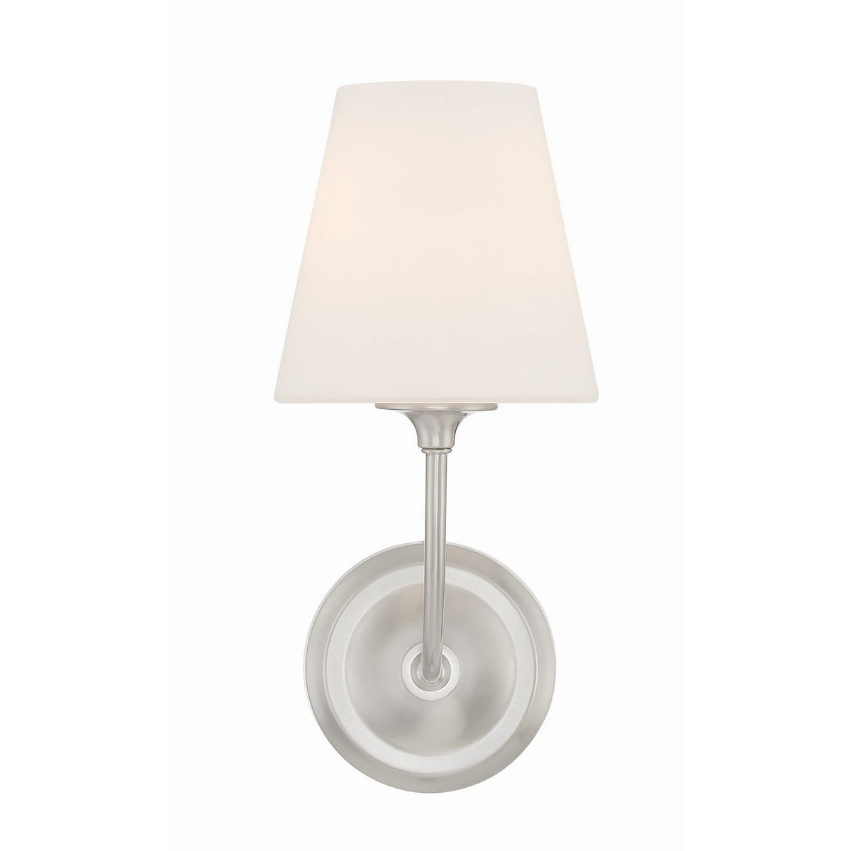 Crystorama - 2441-OP-BN - One Light Wall Sconce - Sylvan - Brushed Nickel