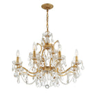 Crystorama - 4456-GA-CL-MWP - 12 Light Chandelier - Filmore - Antique Gold