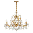 Crystorama - 4456-GA-CL-MWP - 12 Light Chandelier - Filmore - Antique Gold