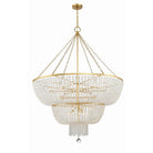 Crystorama - 614-GA - 15 Lumières Suspendu - Rylee - Or antique