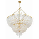 Crystorama - 614-GA - 15 Lumières Suspendu - Rylee - Or antique
