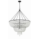 Crystorama - 614-MK - 15 Lumières Suspendu - Rylee - Noir mat