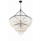 Crystorama - 614-MK - 15 Lumières Suspendu - Rylee - Noir mat