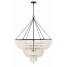 Crystorama - 614-MK - 15 Lumières Suspendu - Rylee - Noir mat