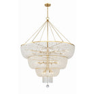 Crystorama - 618-GA - 24 Lumières Suspendu - Rylee - Or antique