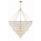 Crystorama - 618-GA - 24 Lumières Suspendu - Rylee - Or antique