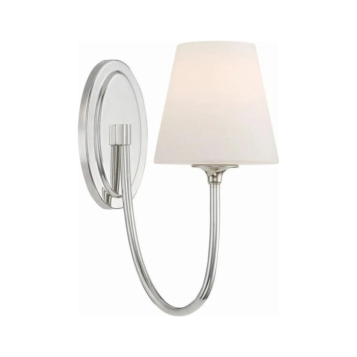Crystorama - JUN-10321-PN - One Light Wall Mount - Juno - Polished Nickel