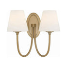 Crystorama - JUN-10322-VG - Two Light Wall Mount - Juno - Vibrant Gold