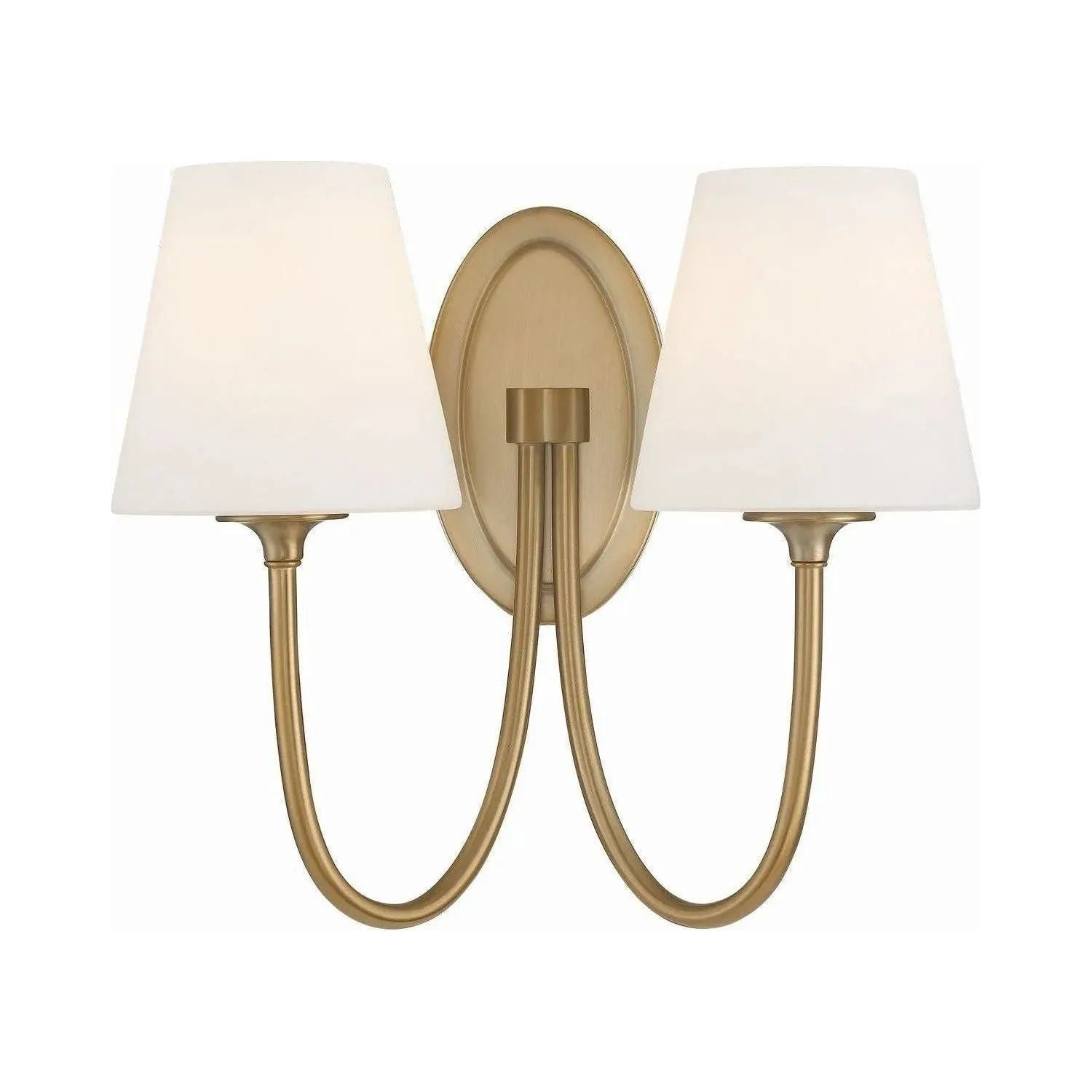 Crystorama - JUN-10322-VG - Two Light Wall Mount - Juno - Vibrant Gold