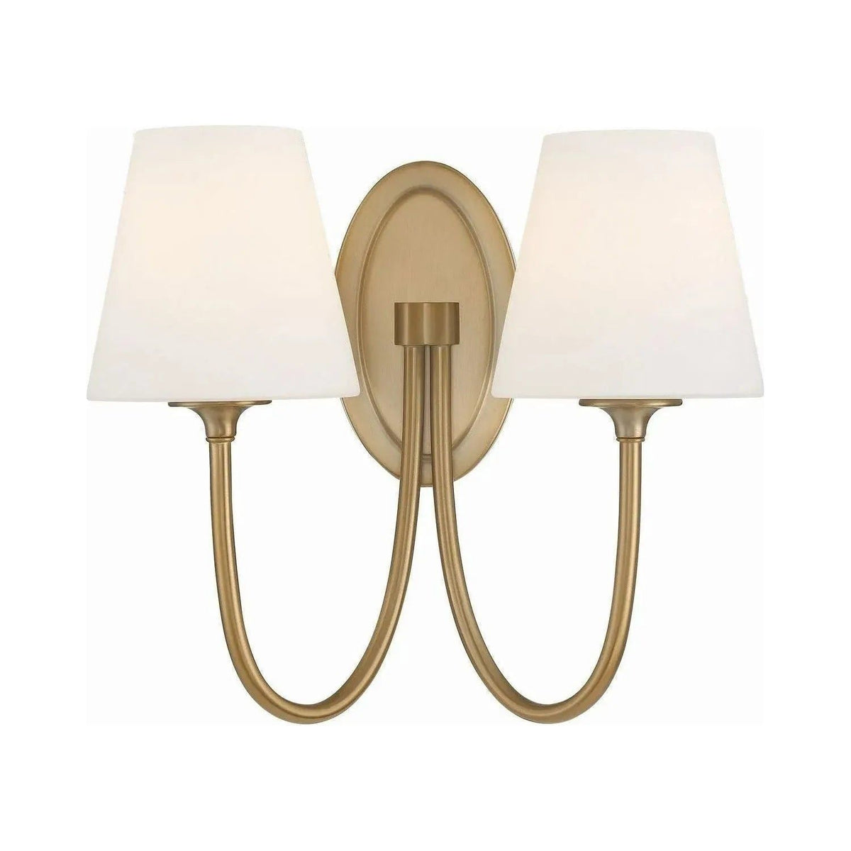 Crystorama - JUN-10322-VG - Two Light Wall Mount - Juno - Vibrant Gold
