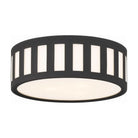 Crystorama - KEN-2203-BF - Three Light Ceiling Mount - Kendal - Black Forged