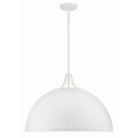Crystorama - SOT-18017-WH - Three Light Pendant - Soto - White