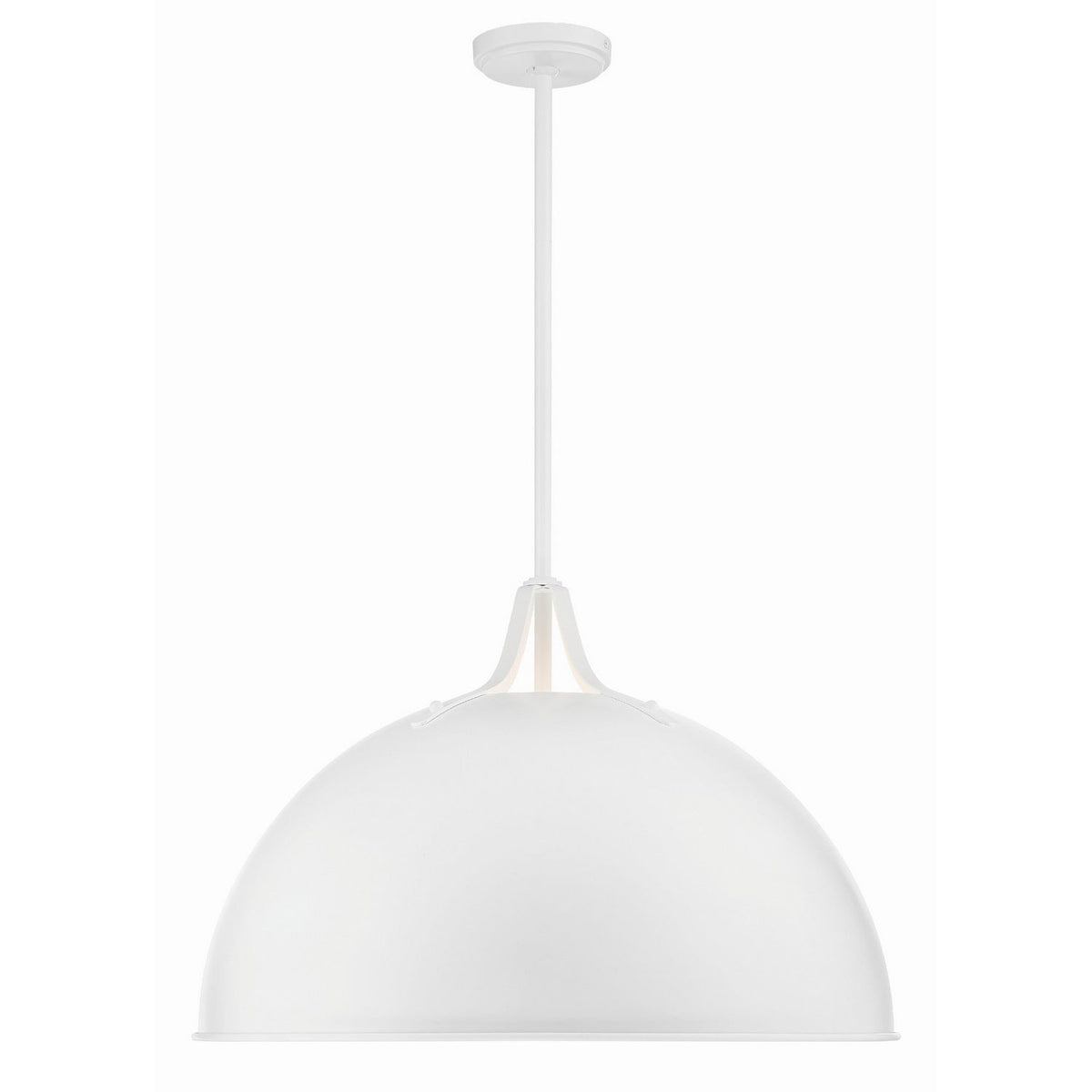 Crystorama - SOT-18017-WH - Three Light Pendant - Soto - White