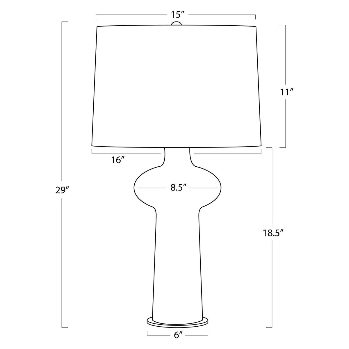 Sabina Ceramic Table Lamp
