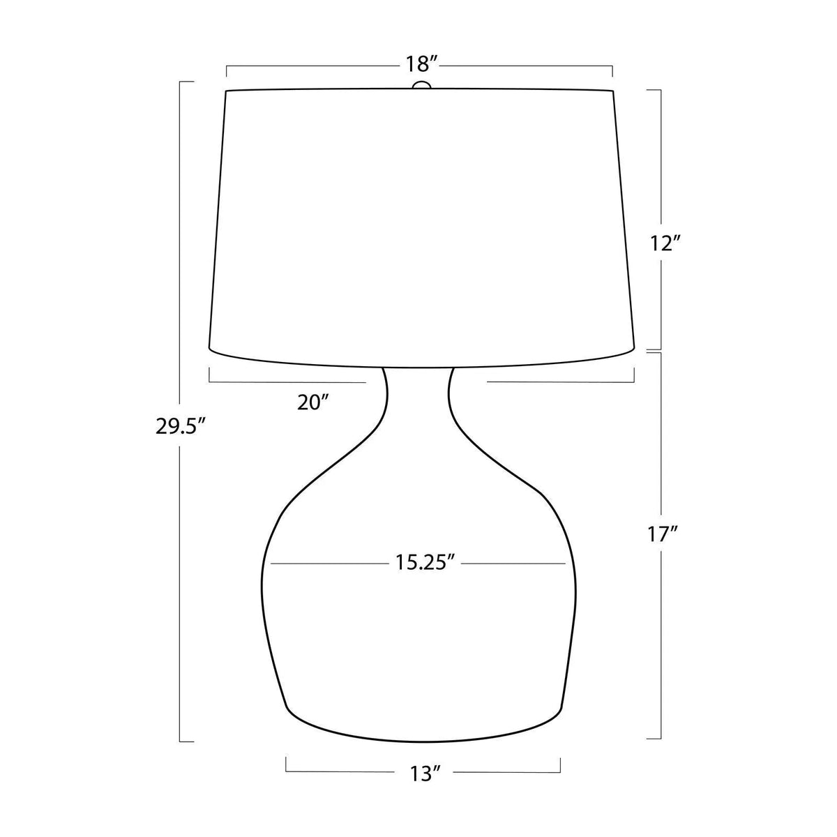 Campagne Lampe de table