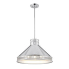 Savoy House - 7-8801-3-109 - Three Light Pendant - Seagram - Polished Nickel