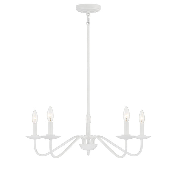 Meridian Five Light Chandelier