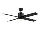 Meridian M2015MBK 52" Ceiling Fan in Matte Black