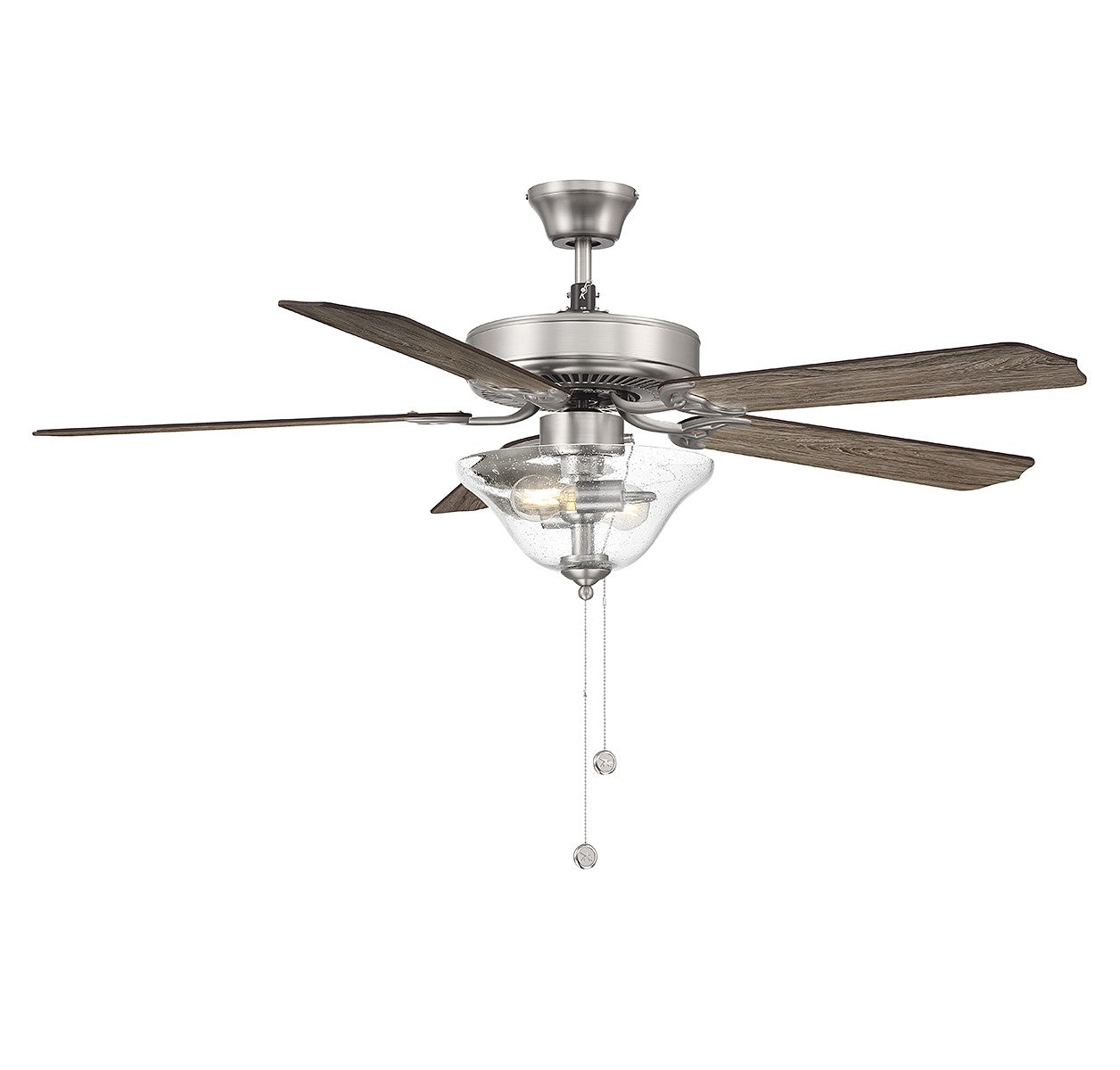 Plafond Meridian M2019BNRV 52" Ventilateur  en nickel brossé