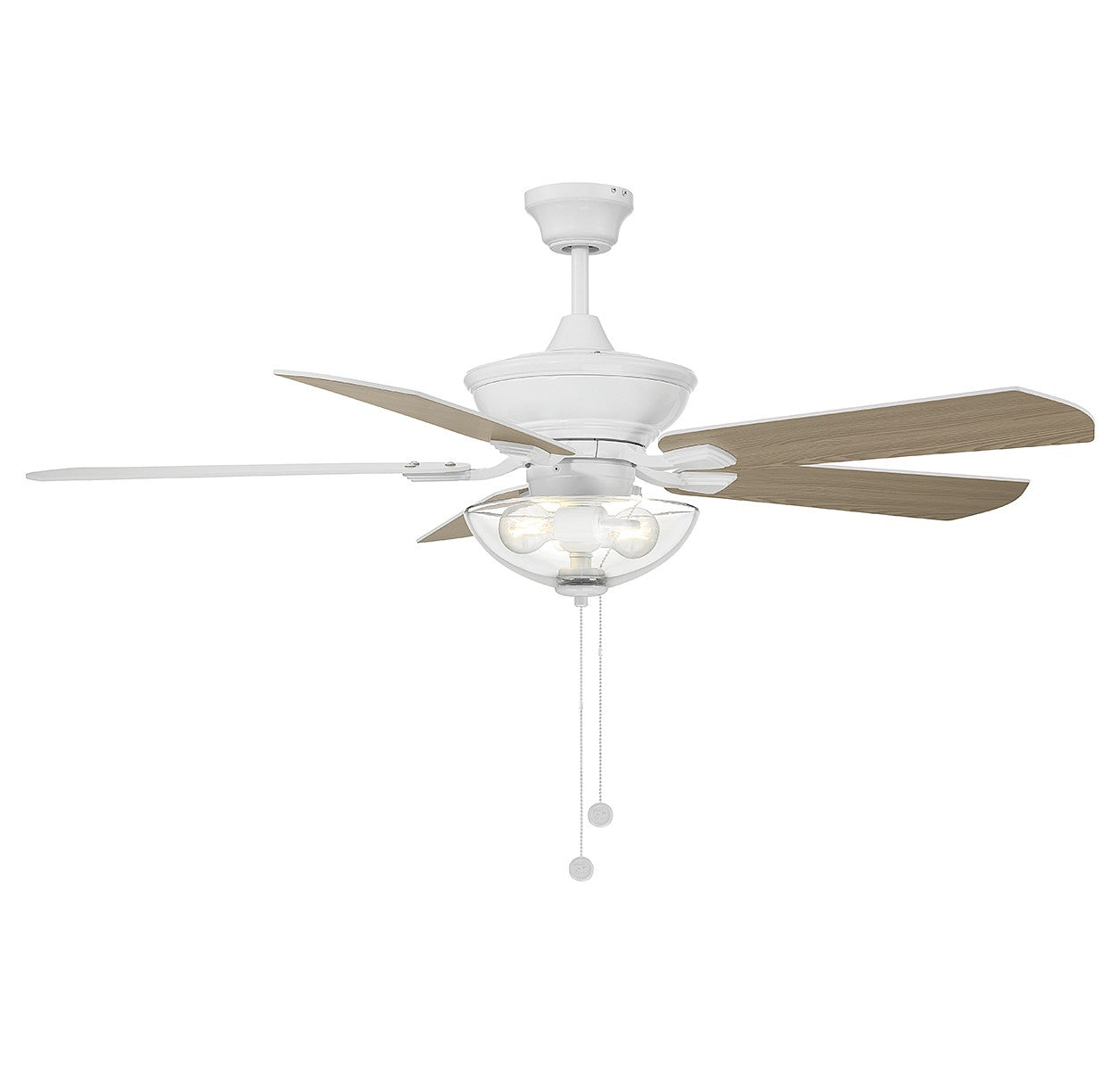 Meridian M2026WHRV 52" Outdoor Ceiling Fan in White