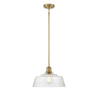 Lumière Meridian M7023NB One Suspension en laiton naturel