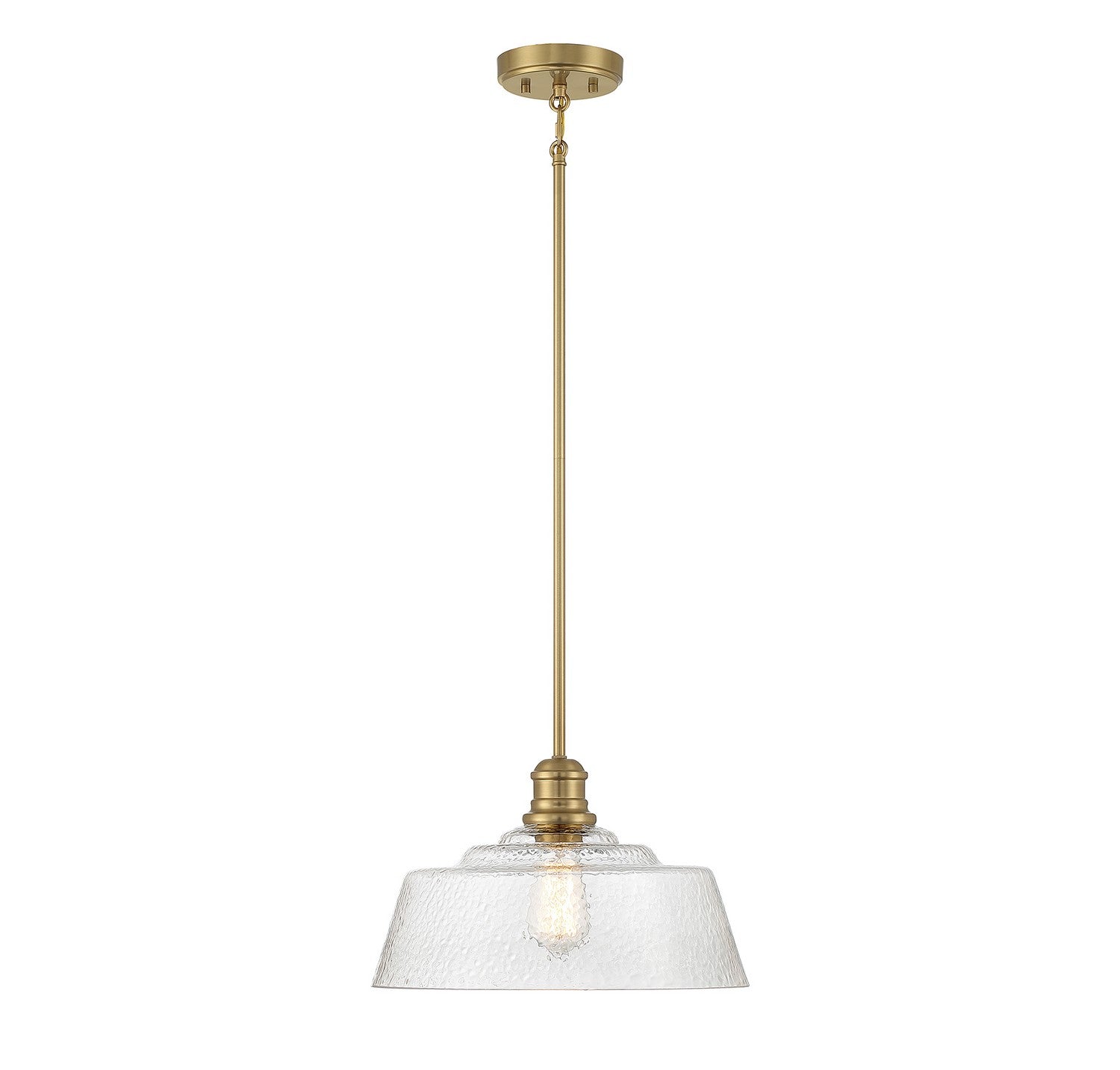 Lumière Meridian M7023NB One Suspension en laiton naturel